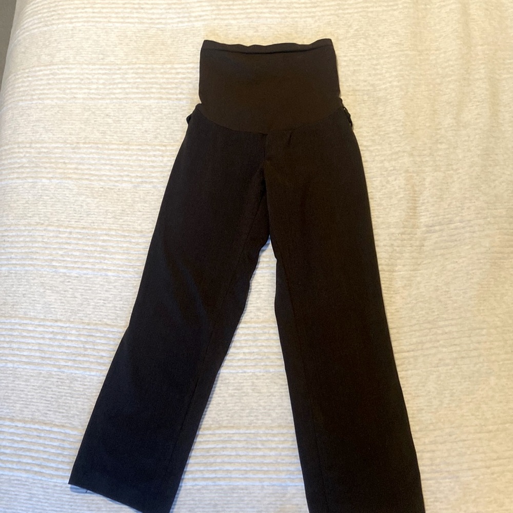 Motherhood Maternity Brown Ankle Pants - Petite Small